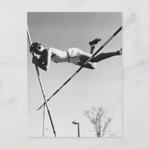 Male Pole Vaulter Briefkaart