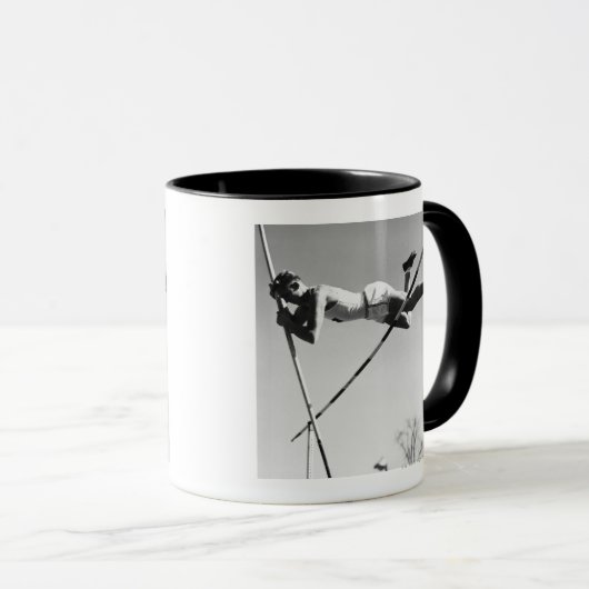 Male Pole Vaulter Mok (Voorkant rechts)