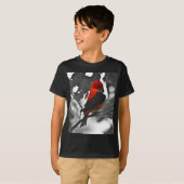 Male Scarlet Tanager T-shirt (Voorkant volledig)