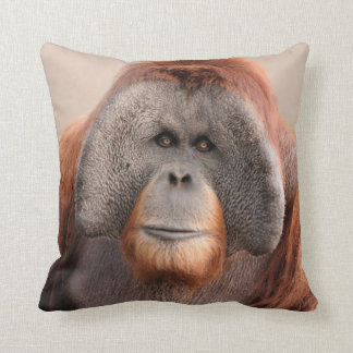 Male Sumatran Orangutan Wildlife Pillow Kussen