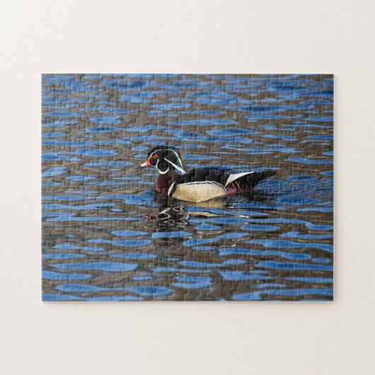 Male Wood Duck Legpuzzel (Horizontaal)