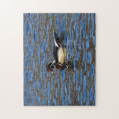 Male Wood Duck Legpuzzel (Verticaal)