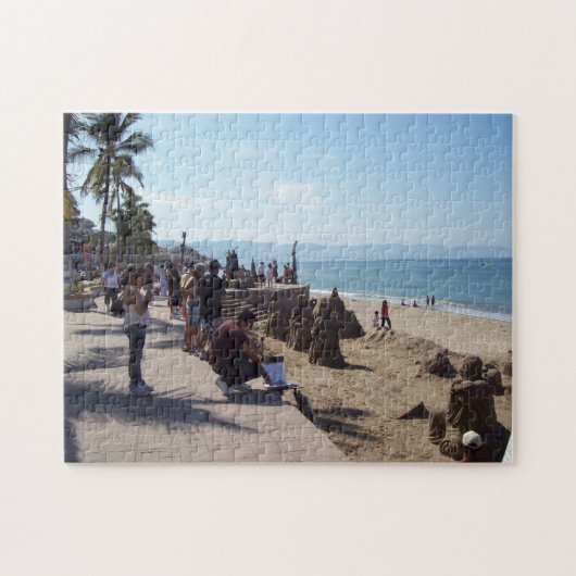 Malecon, gabarit de Puerto Vallarta a vu le puzzle (Horizontal)