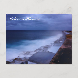 Malecon in Havana, Cuba-briefkaart Briefkaart