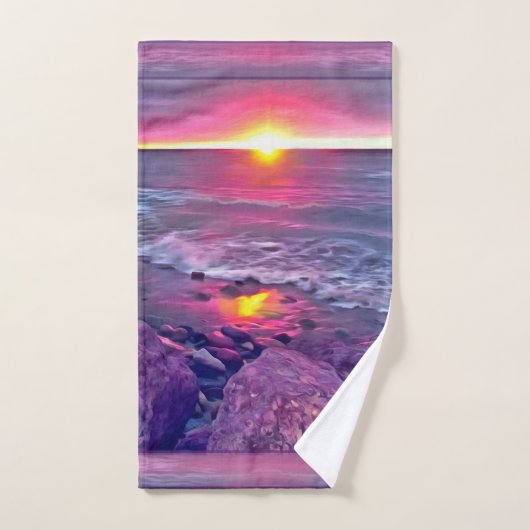 Malecon Sunset 0911 (Serviette à main)