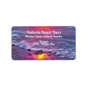 Malecon Sunset 0911 Adres Etiket (Voorkant)