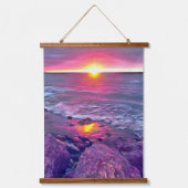 Malecon Sunset 0911 Hangend Wandkleed (Voorkant)