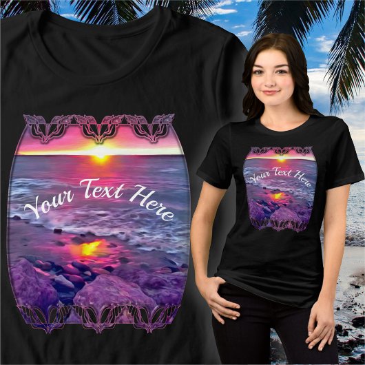 Malecon Sunset 0911 Tri-Blend Shirt