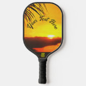 Malecon Sunset 2441 Pickleball Paddle (Achterkant)
