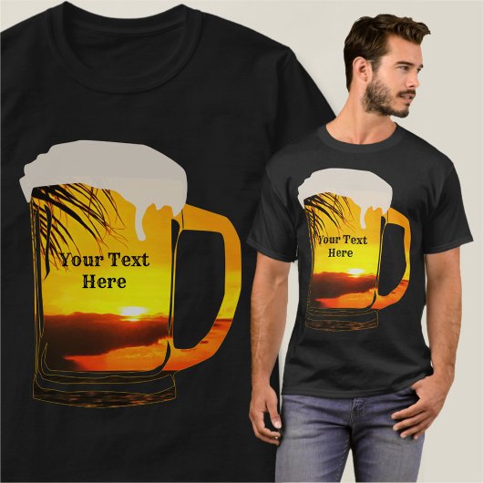 Malecon Sunset & Cold Beer 2441 T-shirt