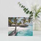 Malediven (5) briefkaart (Staand voorkant)