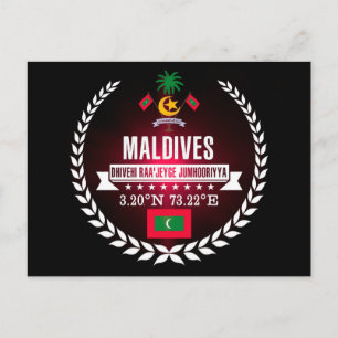 Malediven Briefkaart