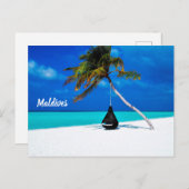 Malediven Briefkaart (Voorkant / Achterkant)