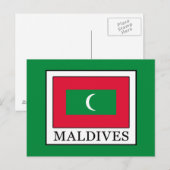 Malediven Briefkaart (Voorkant / Achterkant)