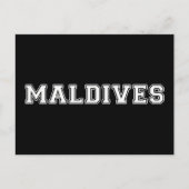 Malediven Briefkaart (Voorkant)