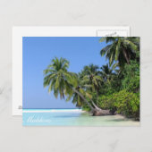 Malediven - briefkaart Athuruga (Voorkant / Achterkant)