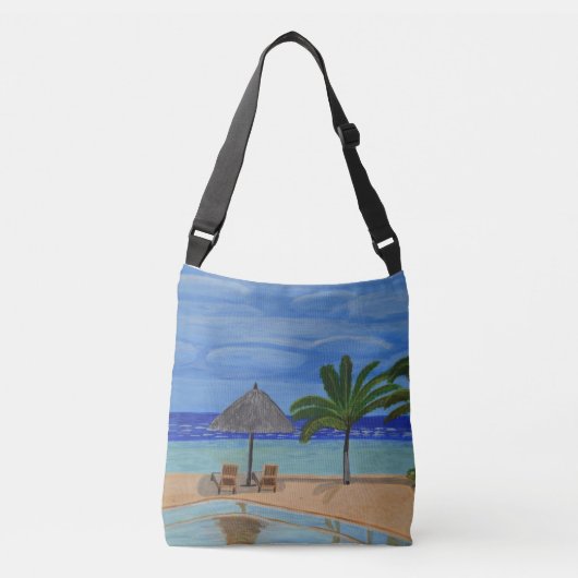 Malediven crossbody tas (Voorkant)