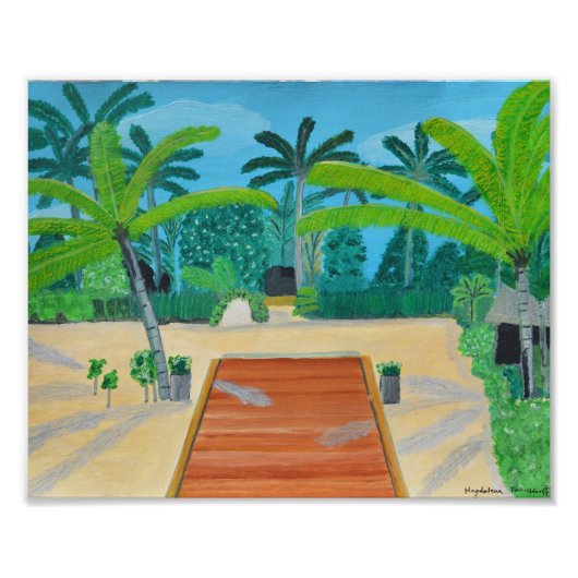 Malediven foto afdruk (Voorkant)