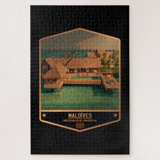 Malediven Legpuzzel (Verticaal)