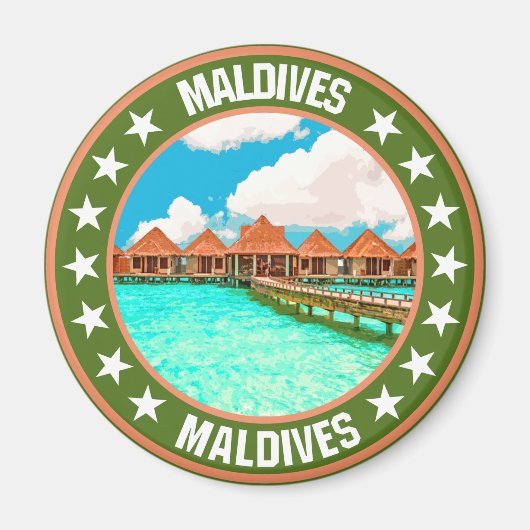 Malediven Magneet (Voorkant)