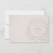 Malediven Passport Wedding RSVP Kaartje (Achterkant)