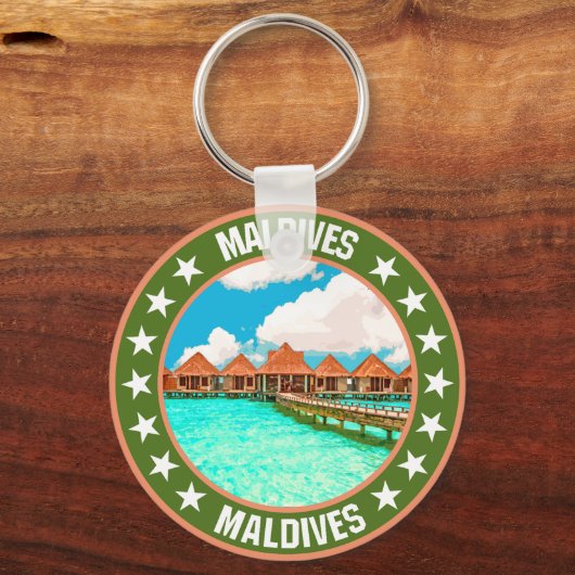 Malediven Sleutelhanger (Achterkant)