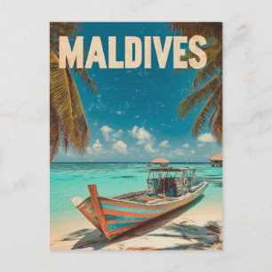 Malediven  Tropisch strand - Ocean Travel Briefkaart