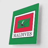 Malediven Vierkante Klok (Hoek)