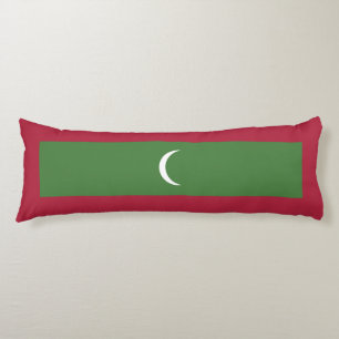 Malediven vlag lichaamskussen