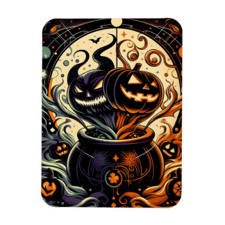 Maleficent Jack O'lantern Flexibele magneet
