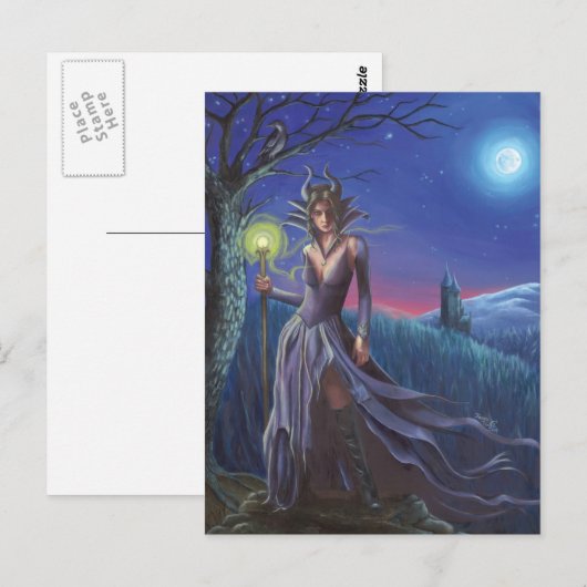 Maléfique - Carte postale (Devant / Derrière)