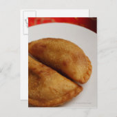 Maleise curry puffs briefkaart (Voorkant / Achterkant)