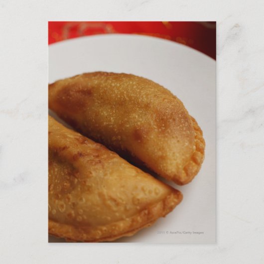Maleise curry puffs briefkaart (Voorkant)