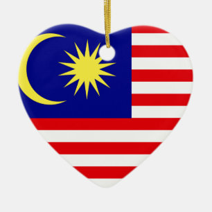 Maleise Vlag Keramisch Ornament