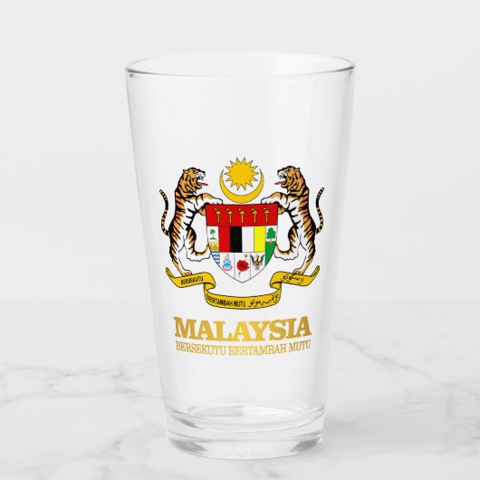 Maleisië COA Glas (Voorkant)