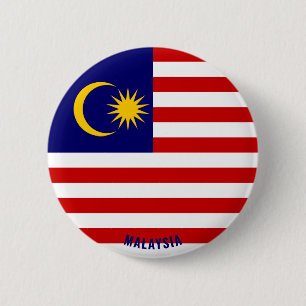 Maleisië Flag Charming Patriotic Button