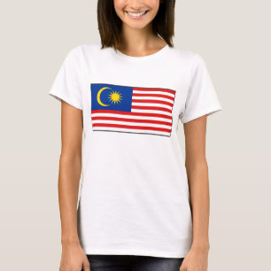 Maleisië Flag x Map T-Shirt
