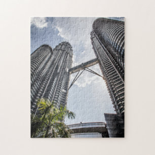 Maleisië kuala Lumpa Petronas-toren. Legpuzzel