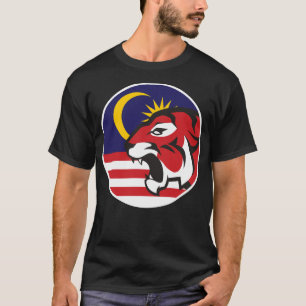 Maleisië Maleisische tijger Maleisische nationale T-shirt