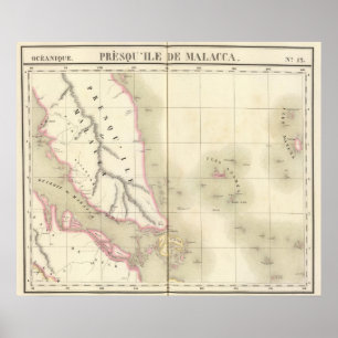 Maleisië Oceanië nr. 12 Poster