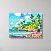 Maleisië - Premium Wrapped Canvas (Voorkant)