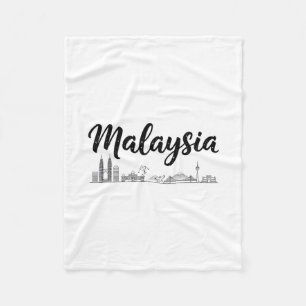 Maleisië Silhouette Reis Vakantie Outfits Fleece Deken