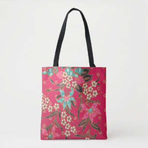 Maleisisch Indonesisch batik kunstpatroon Draagtas