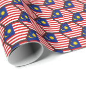 Maleisisch verpakkingspapier voor de vlag van Hone Cadeaupapier (Rol Hoek)