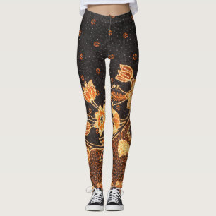 Maleisische Indonesische batik kunst schoonheid Leggings