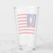 Maleisische vlag  glas (Achterkant)