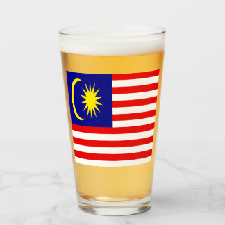 Maleisische vlag  glas