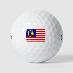 Maleisische vlag golfballen