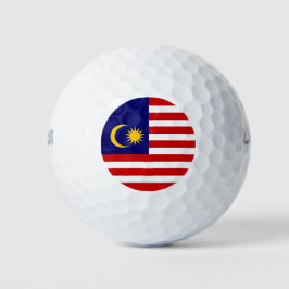 Maleisische vlag golfballen