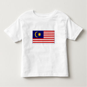 Maleisische vlag kinder shirts